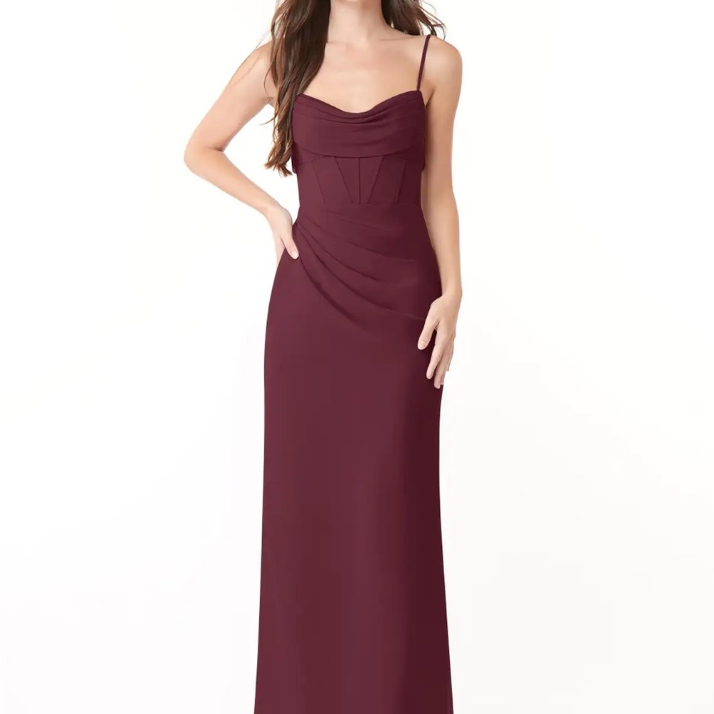 Azazie Mai Cabernet Size 6